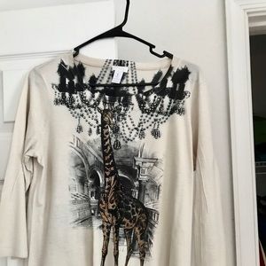 Embellished Chico’s top